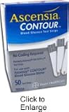 Ascensia Contour Diabetic Test Strips