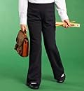 Girls' Bootleg Knitted Trousers with Jet Pocket