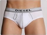 Diesel Joexy Cotton Rib Brief White