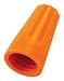 Closed End Splice, 20 AWG, 16 AWG, Orange