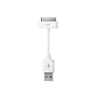 RadTech ProCable Shortz 7cm Charge/Sync Cable for all iPods and iPhones White