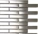 Edger Thin Brick Metal Mosaic Sample
