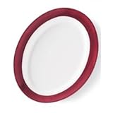 PAMPERED CHEF OVAL PLATTER CRANBERRY