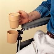 Cup and Holder for Wheelchair - Item Number 1139EA