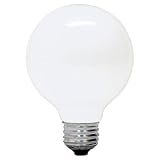GE 14848 60 Watt Globe G25 Light Bulb, Soft White, 6-Pack