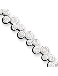 Sterling Silver CZ Bracelet