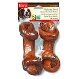 2 Pack 7 Inch Dental Hickory Beef Basted Rawhide B