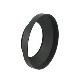 55mm Metal Wide Angle Screw-in Lens Hood (Black) + Worldwide free shiping