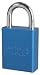 American Lock Blue Aluminum Lock W/ 1 Inch Shackle For Enduring High Temperature And ...
