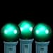 Novelty Lights Incandescent G30 Globe Replacement Bulbs - Outdoor Individual Bulbs for Events, Holiday Parties, Patios, and More - C7/E12 Candelabra Base, 5 Watt Lights (Green, 25 Pack)
