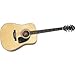 Epiphone DR-200S Acoustic Guitar, Natural Chrome Hardware