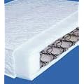 Deluxe Cotbed Mattress 69 / 70cm x 139 / 140cm Spring Standard Cotbed Size 10cm Thick