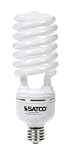 Satco S7394 105-Watt Mogul Base Hi-Pro Spiral, 2700K, 120V, Equivalent to 400-Watt Incandescent Lamp