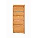 Chart Racks - Privacy Chart Wall Rack, Five Pockets