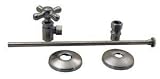 World Imports Belle Foret NTLTS01CP Closet Angle Supply Kit, Chrome