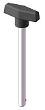 1/2" x 3.75" Knob Detent Pin Plastic T-Handle, self-locking 1/Pack