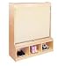 Guidecraft G6606TAN Hideaway 3 Section Locker, Tan