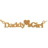 14K Yellow Gold Children's Daddy's Girl Pendant With 15 Chain This Item Is Approximately  0.9 grams