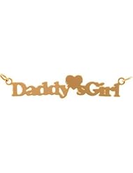14K Gold Childrens "Daddys Girl" Pendant With 15" Chain