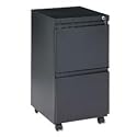 Mobile File Cabinet - Black