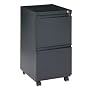 Mobile File Cabinet - Black