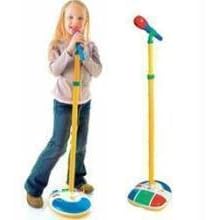 Super Magic Voice - Kids stageMicrophone With Stand and Musics - Color Vary by Kids Authority