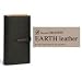 EARTH leatherアースレザー　革製　ダ・ヴィンチグランデ　聖書サイズ　システム手帳(リング24mm)　DB1311　B ブラックブラック
