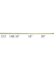 Gold Lt. Box Chain (18")
