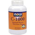 NOW Foods, Vitamin C-1000 Time Released with Rose Hips - 250 Tabs