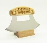 Inupiat Birch Alaska Cutlery Ulu Knife Dogteam Sled Dogs