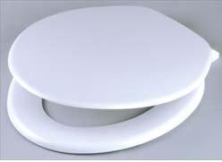 Bemis Plain French White Toilet Seat – Comes With Fittings