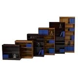 Lorell : 2 shelf Vaneer Panel Bookcase, 36x12x30, Cherry -:- Sold as 2 Packs of - 1 - / - Total of 2 Each