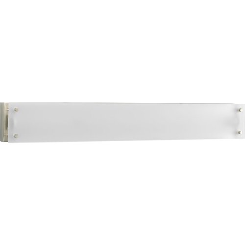 Progress Lighting P7212-09EB 36-Inch Flat Glass Bath Fixture Linear Fluorescent, BBrushed Nickel
