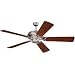  : Monte Carlo 5GP60BS Grand Prix Fan - Brushed Steel Traditional Ceiling Fan 60