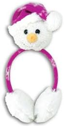 Plush Holiday Earmuffs (Snowman)
