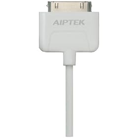 Aiptek Audio Video Adapter for iPhone iPod for use with AIPTEK Mobile PocketCinema Pico Projector