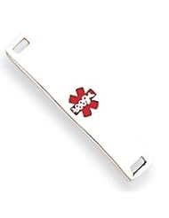 Sterling Silver Medical ID Plate