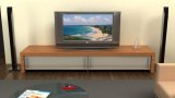 Azura Platinum European TV Stand Console for Plasma LCD