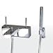 Aqua Brass Aqua Brass 28072 Aqua Brass Hey Joe Deckmount Tub Set With Hanshower