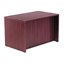 Alera Valencia Series Desk Shell, Rectangular Top, 48w x 30d x 29-1/2h, Mahogany