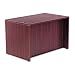 Alera Valencia Series Desk Shell, Rectangular Top, 48w x 30d x 29-1/2h, Mahogany