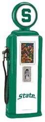 Michigan State Spartans Replica Gas Pump Gumball Machine