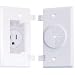 MIDLITE POWER PORTTM 2GANG SPLITGATE WHT NIC - White Power+Port(TM) Power Recessed Re...