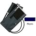 Large Adult D-Ring Double Tube MDF Latex Free Blood Pressure Cuff, Abyss - 1 Ea