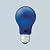 ELPA カラー電球 60W 口金E26 ブルー G-110H-BL(ELPA)