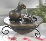 Pitcher Pouring Tabletop Fountain
