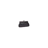 Whiting and Davis Metal Mesh Shirred Frame Clutch
