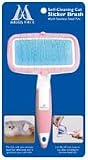 Pet Supplies : Millers Forge Self Cleaning Brush Pink - 83955