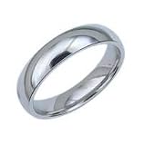 21yol 24qJL. SL160  5mm High Polished Plain Titanium Ring for Men