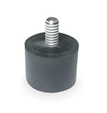 Industrial Grade 2NPE3 Vibration Isolator, 31 Lb Max, 1/4-20